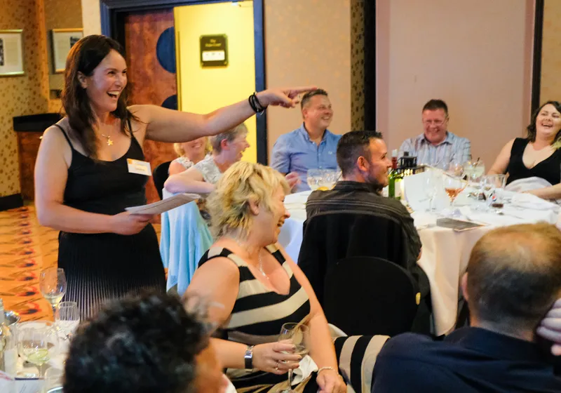 Professional actors at a Red Herring event