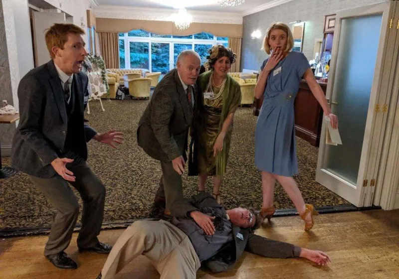 Creative team running a brand activation event